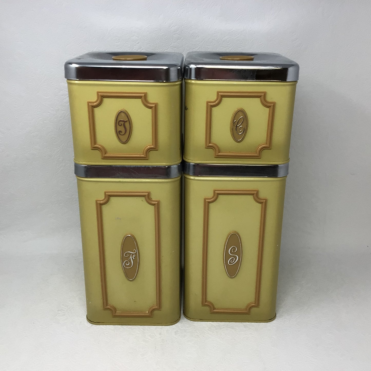 Vintage EKCO 4pc Canister Set