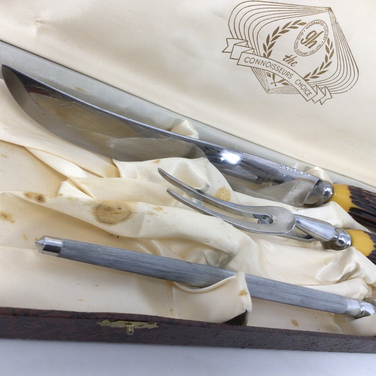 Vintage Glo-Hill Carving Knife Set