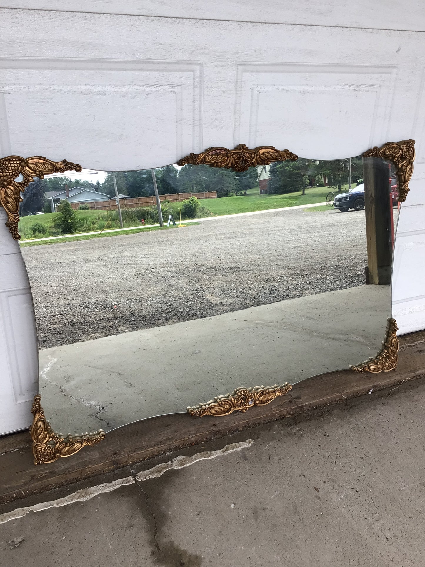 Gold Trimmed Mirror