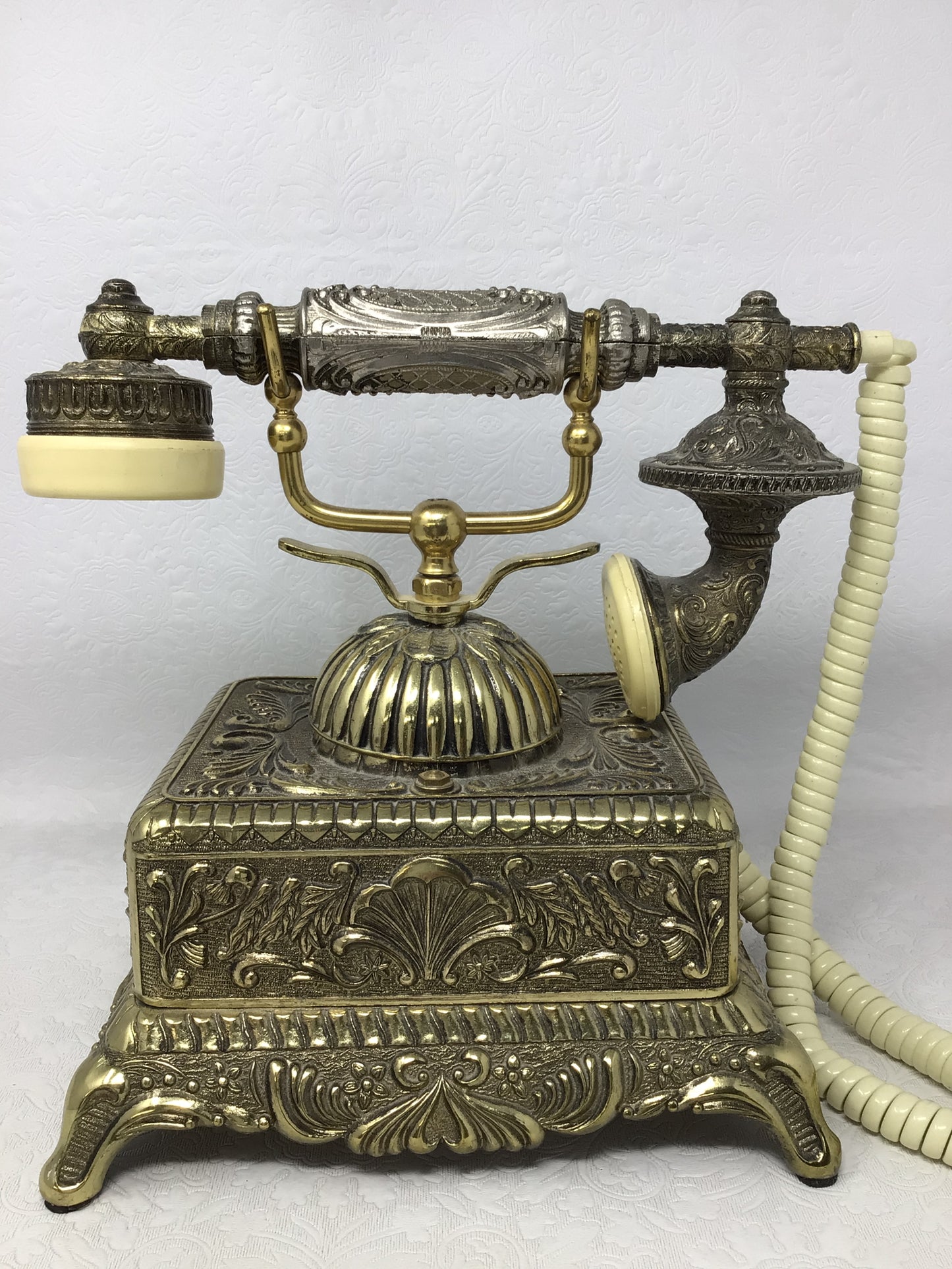 Replica Metal French Victorian Rotary Desk  Phone