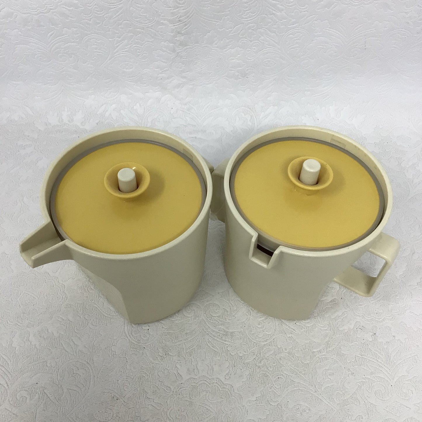 Vintage Tupperware Cream and Sugar Bowl Set