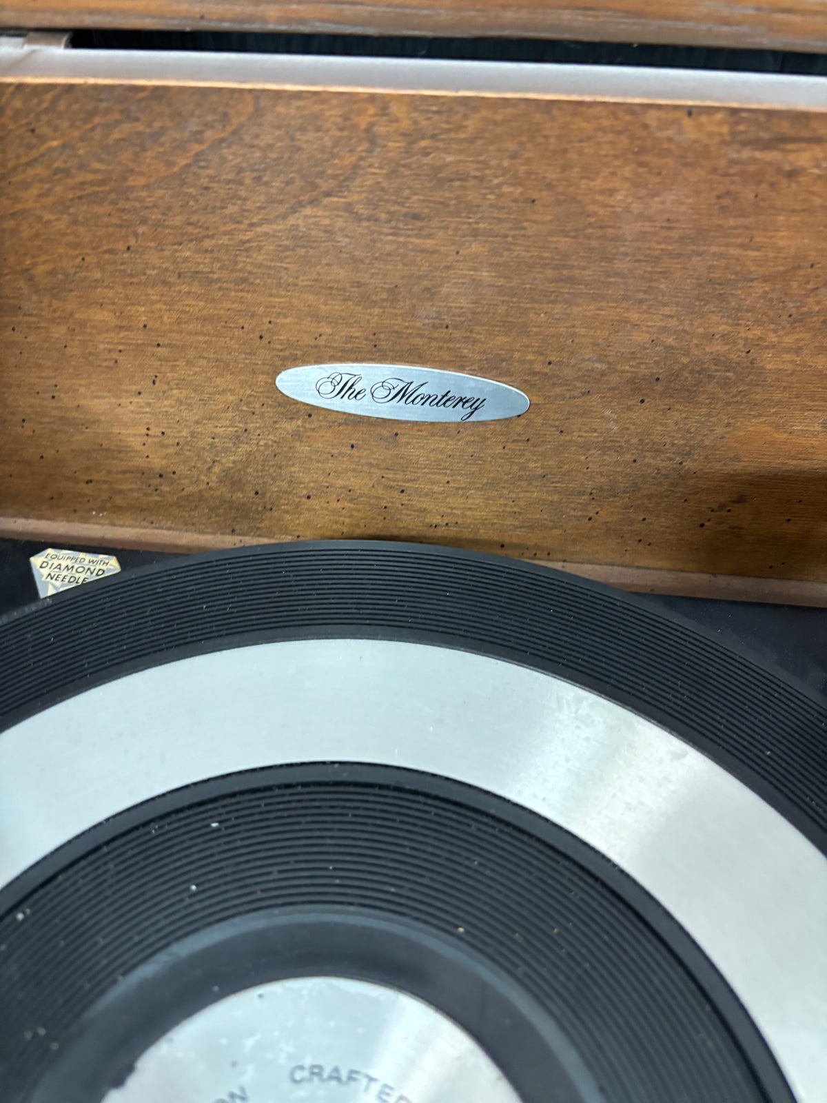“The Monterey” Vintage MCM Wood Stereo Console