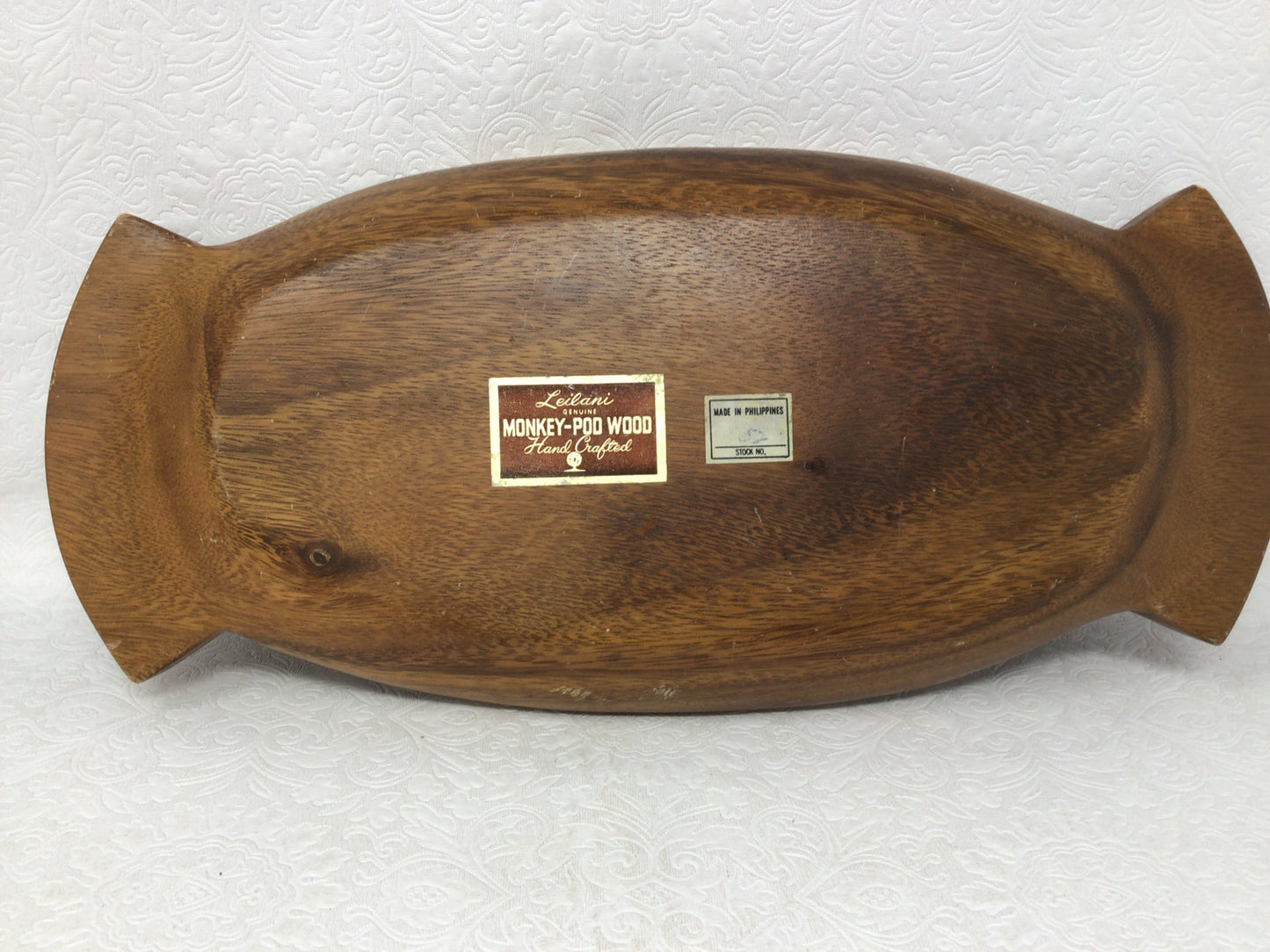 Leilani Tropical Monkey-Pod Wood Sectioned Serving Dish