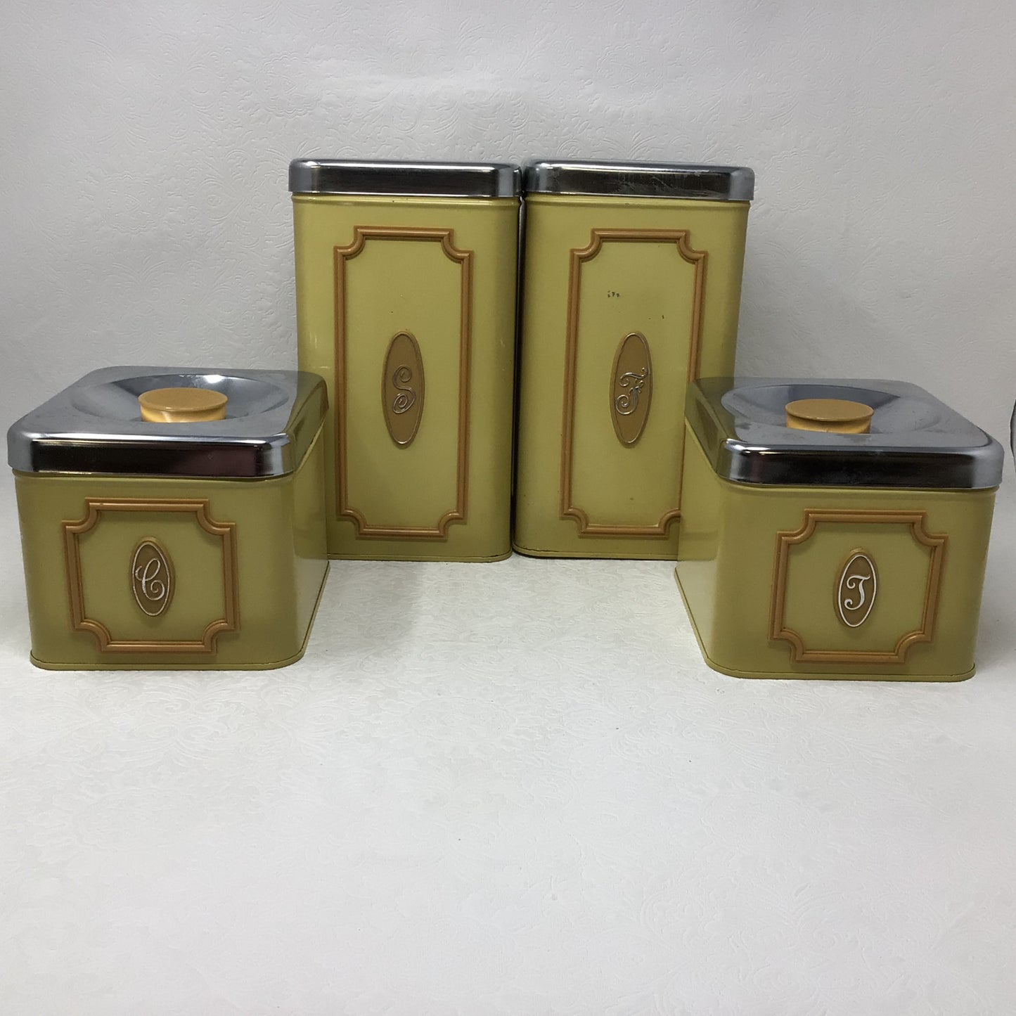 Vintage EKCO 4pc Canister Set