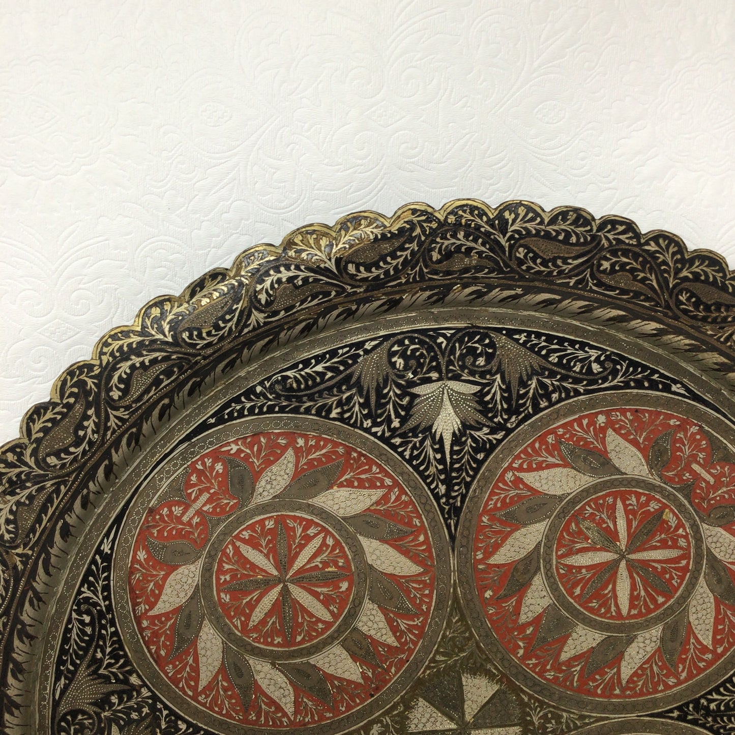 Brass Turkish Etched Plate
