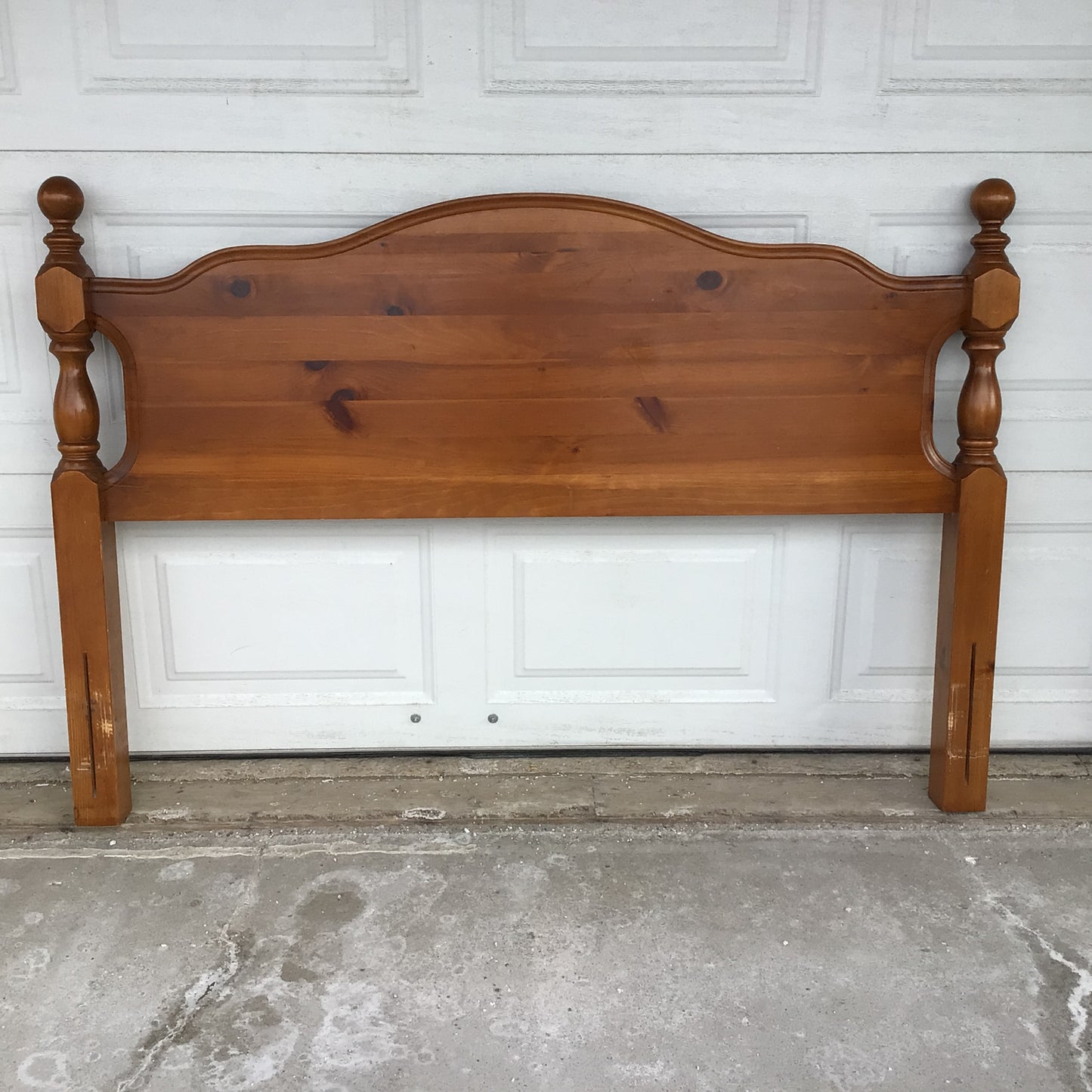 Wooden Double Bed Headboard