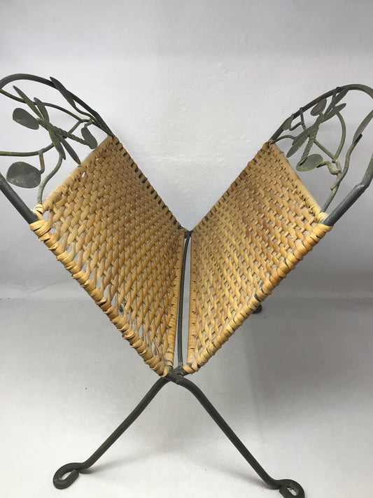 Wicker Newspaper Stand
