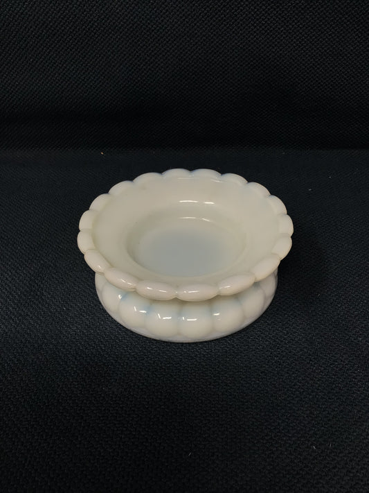 Milk Glass Trinket Dish