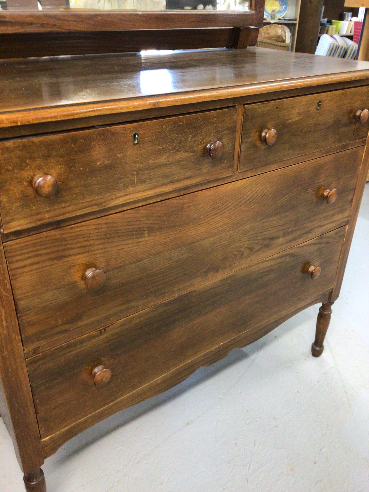 Vintage Dresser with Mirror