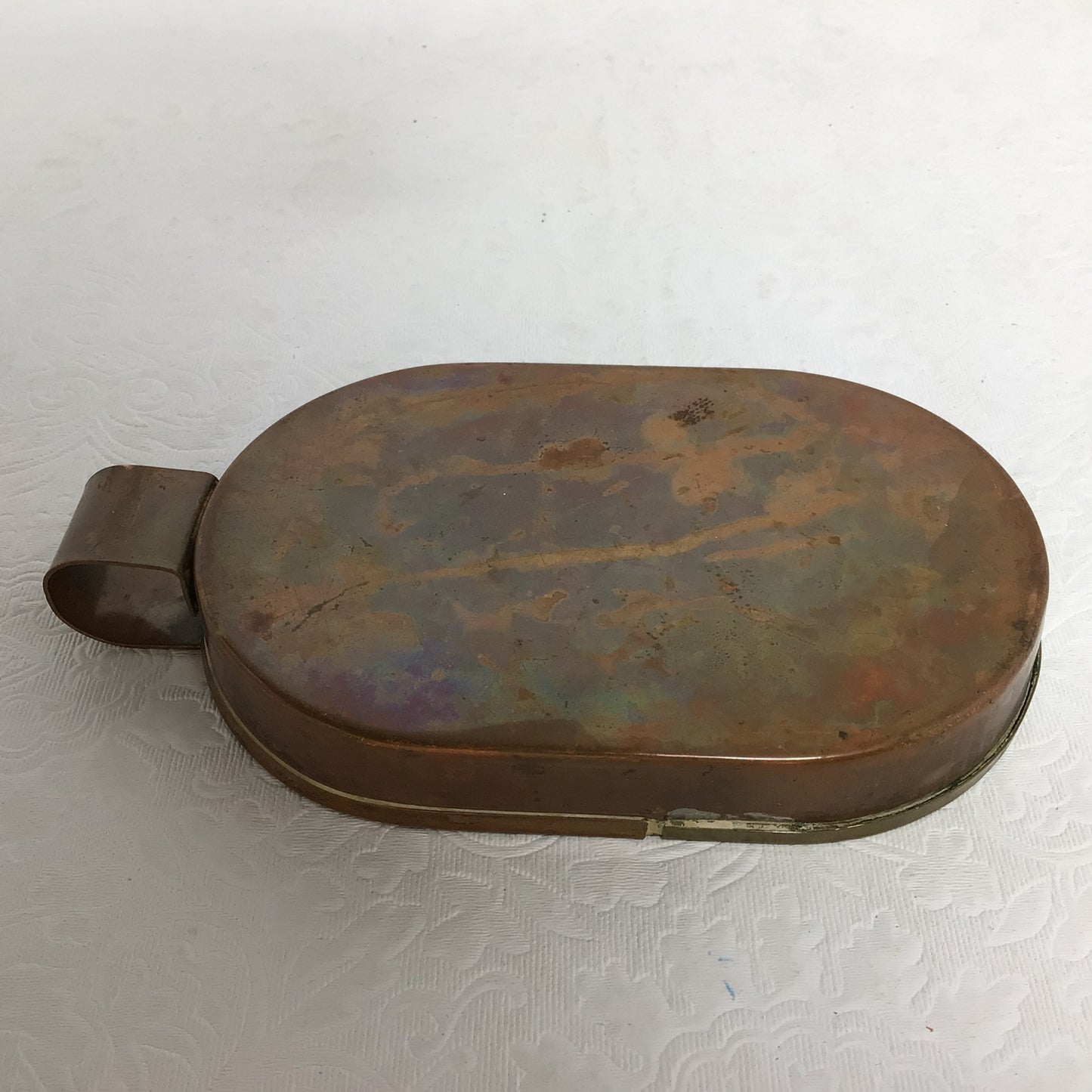 Vintage Copper and Brass Coin Box