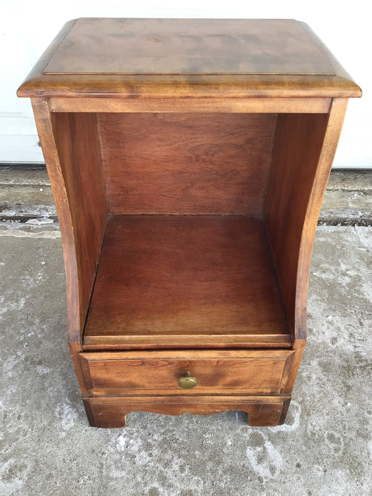 Wooden Cubby Nightstand