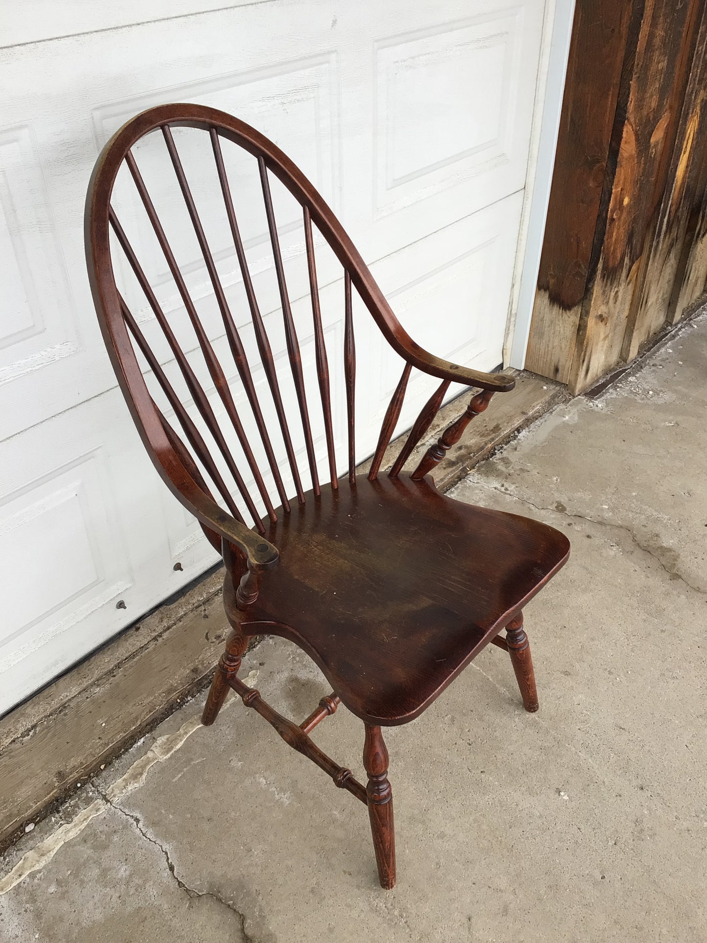 Mid-Century Windsor Style Armchair