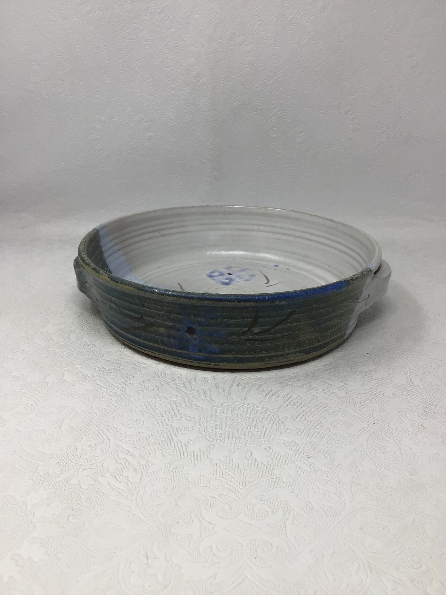 Handmade Two-Toned Pottery Bowl