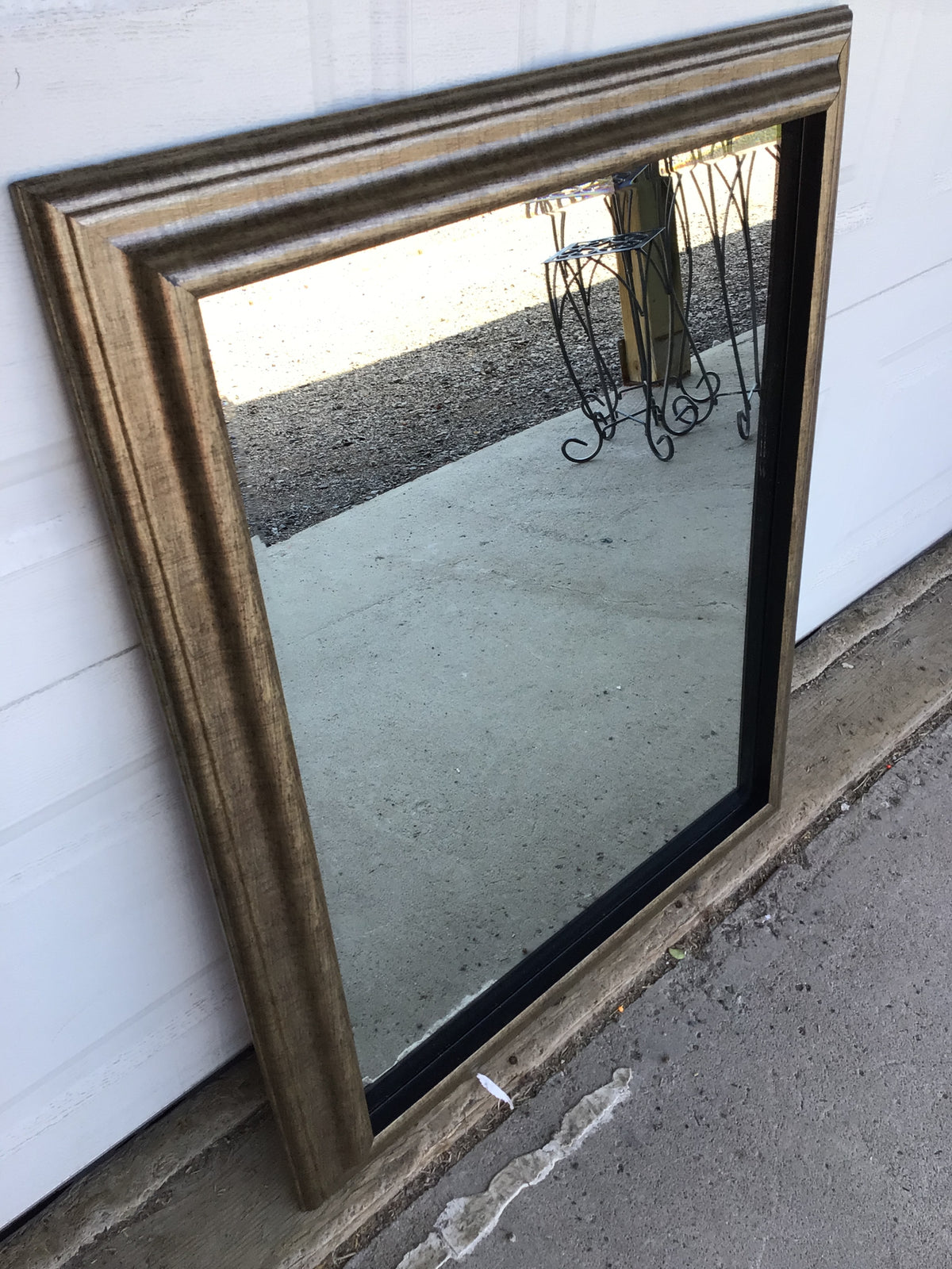 Beveled Glass Wall Mirror