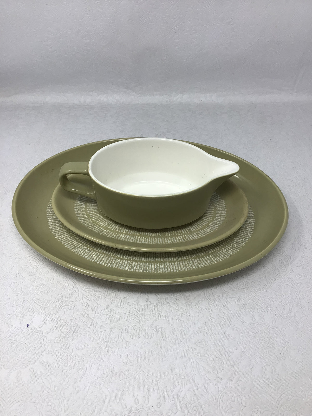 Egmont Olive Green Three Piece Gravy Set