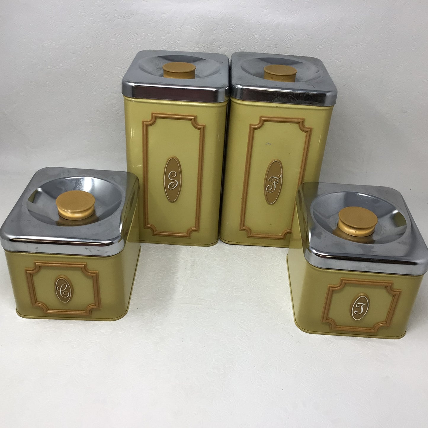 Vintage EKCO 4pc Canister Set