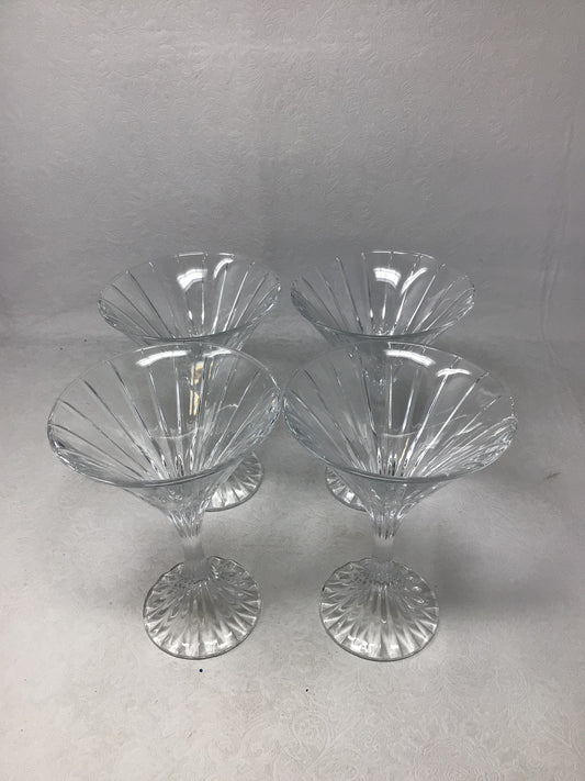 Set of 4 Martini Glasses