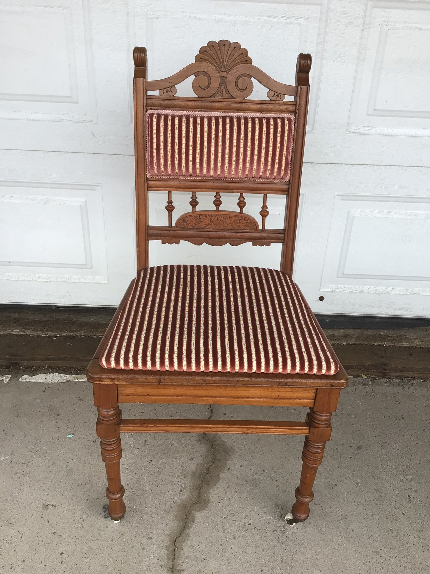 Antique Wooden Side Chair