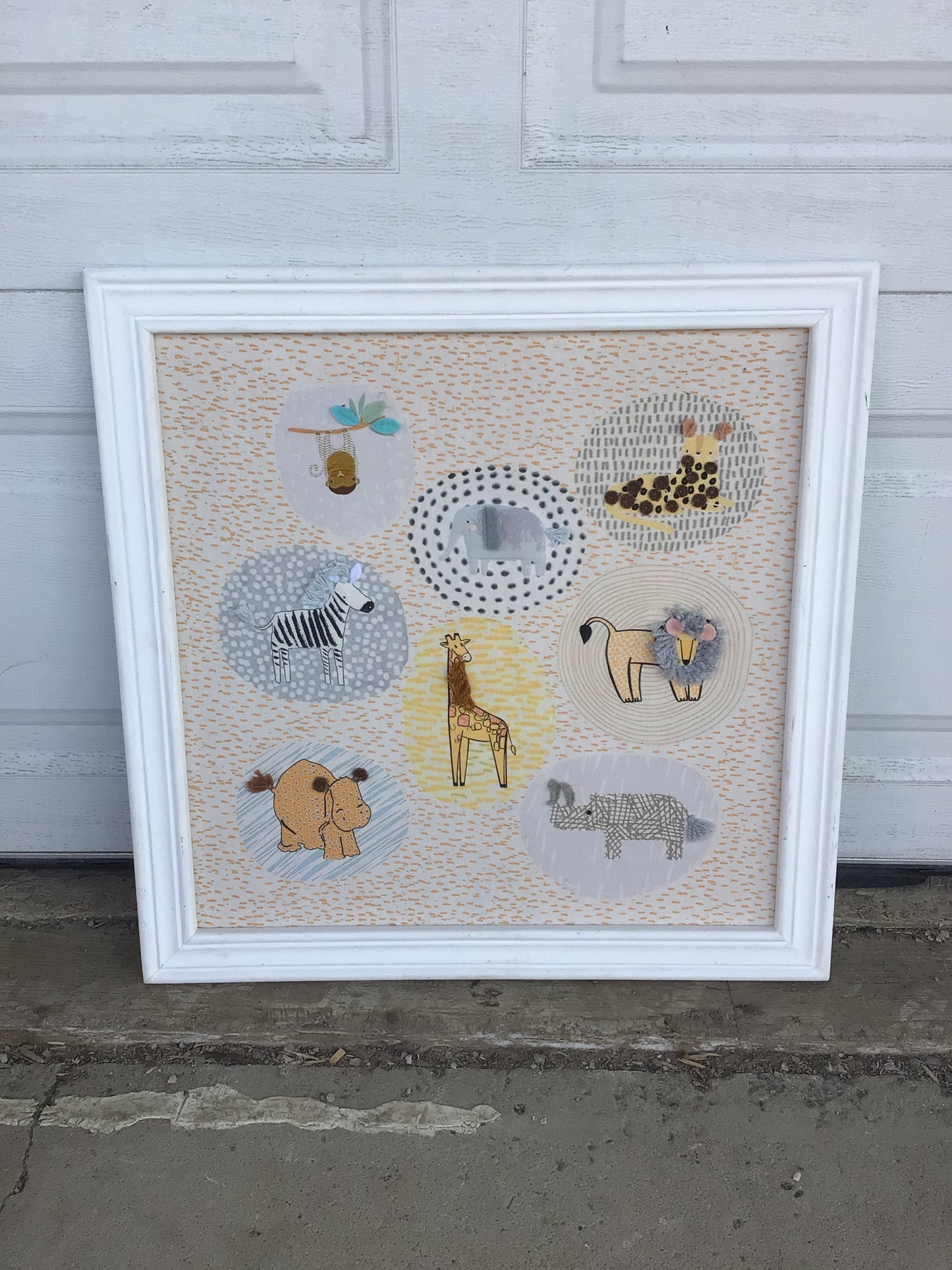 Safari Animals with Yarn Art