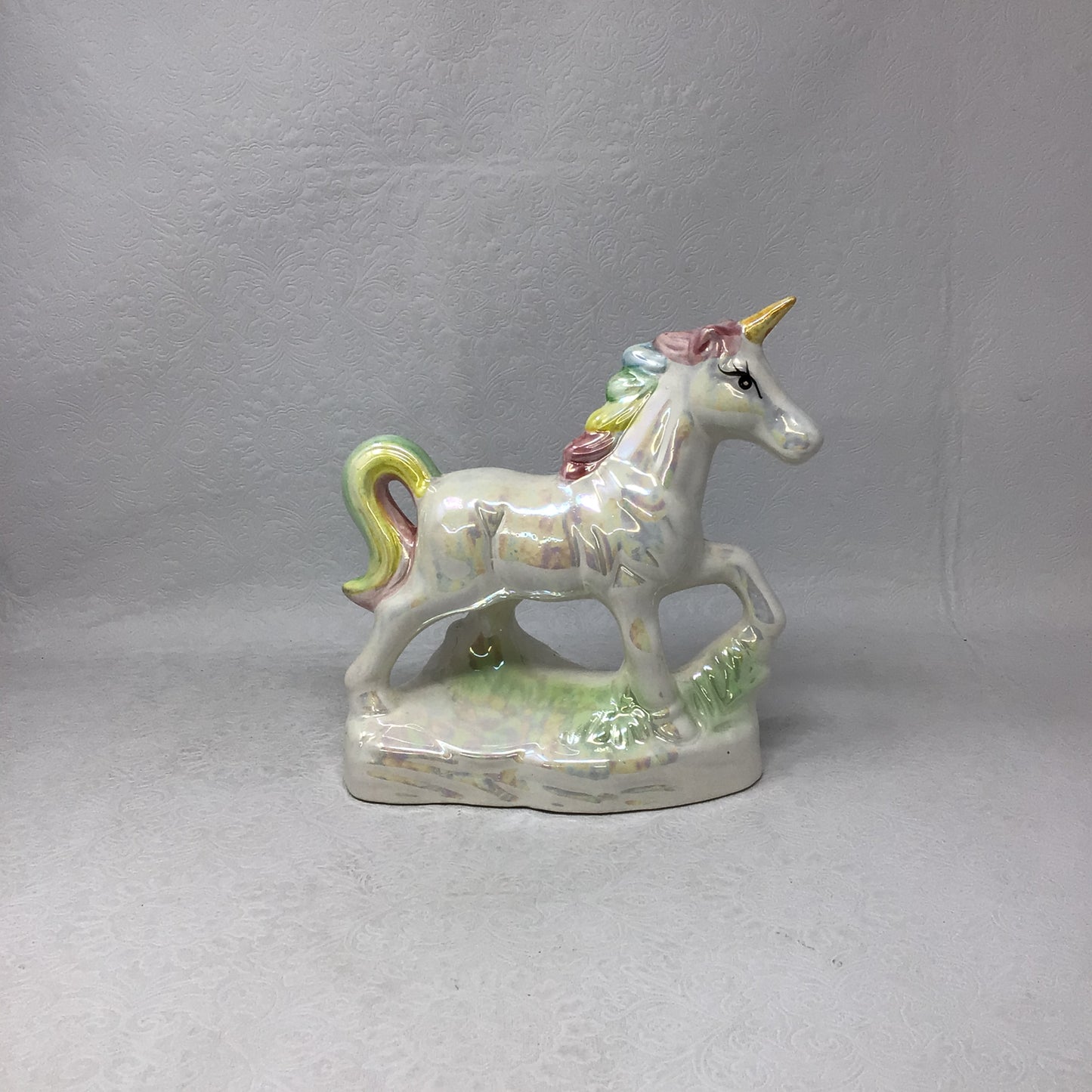 Mythical Unicorn Figurine Rainbow Opalescence Decor