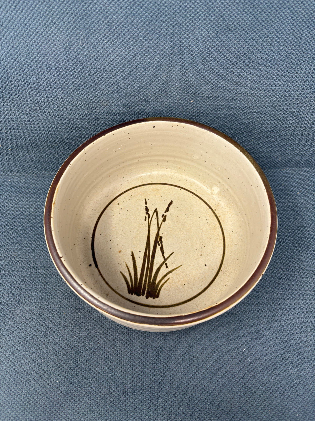 Beige Stoneware Bowl