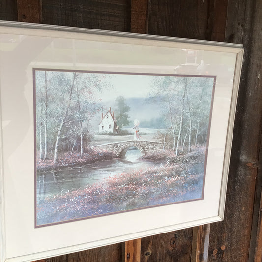 “ The House on the River” Framed and Matted Print.