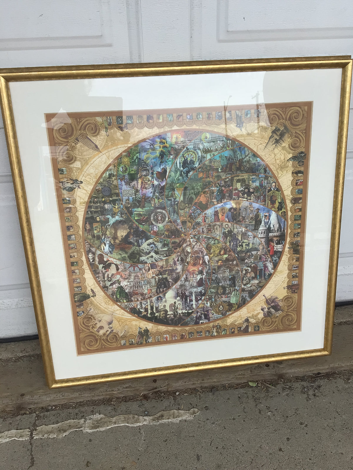Framed Print of “The Millennium Time Tapestry”