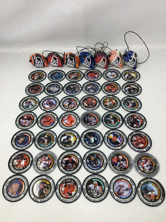 NHL Hockey Chips and Player Statistics Set