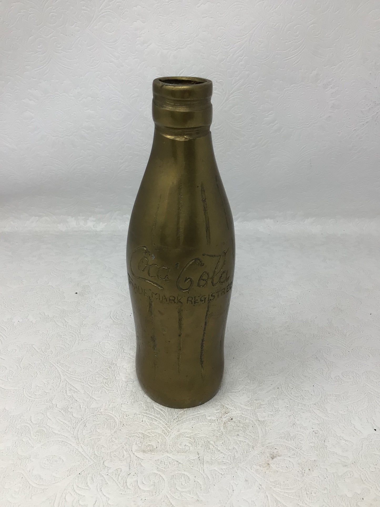 Vintage Brass Coca-Cola Bottle