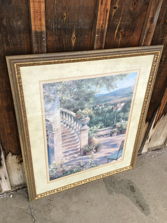 “Barewalls Retiro Costero” Framed Print