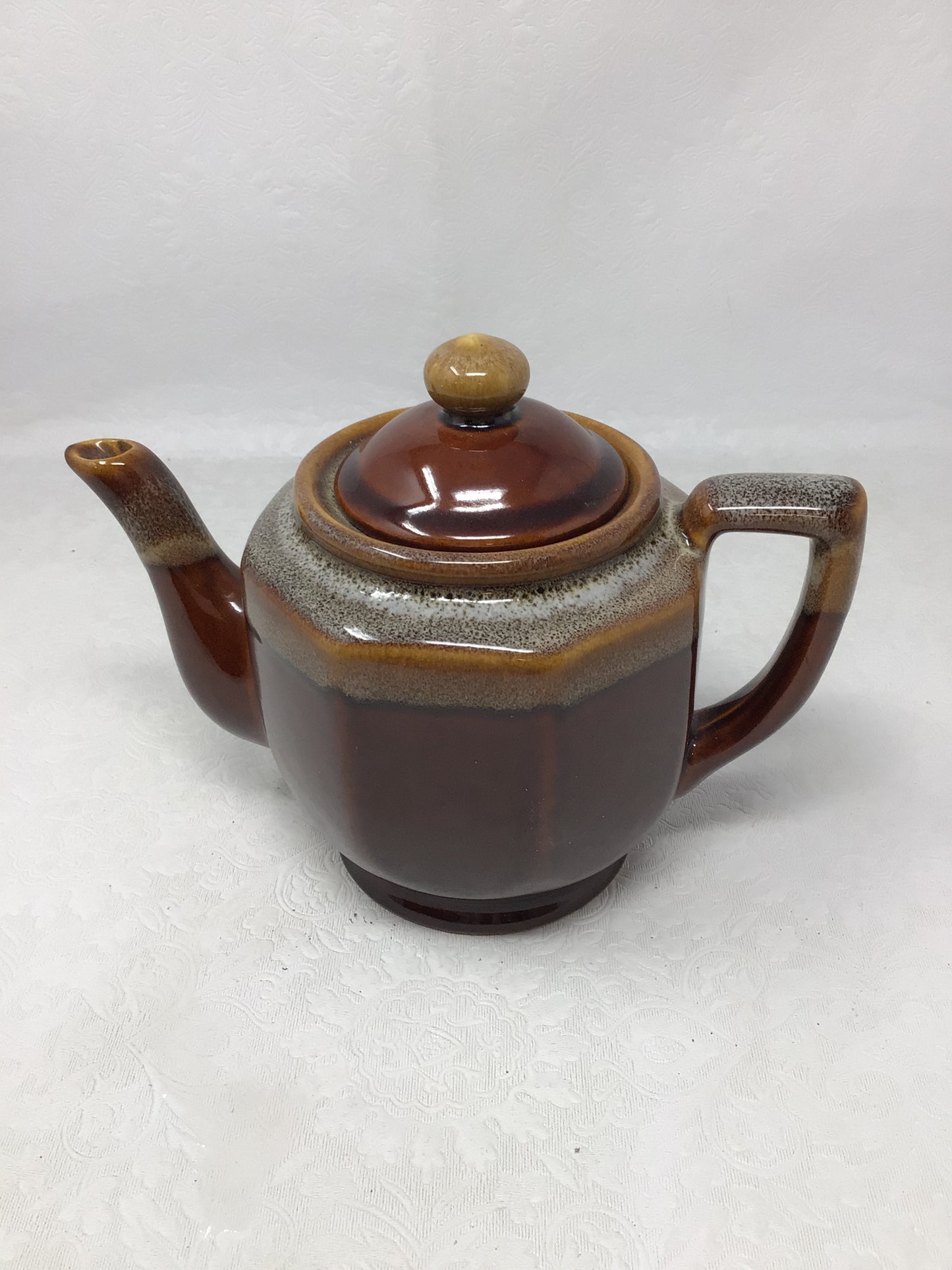 Brown Drip Glaze Teapot