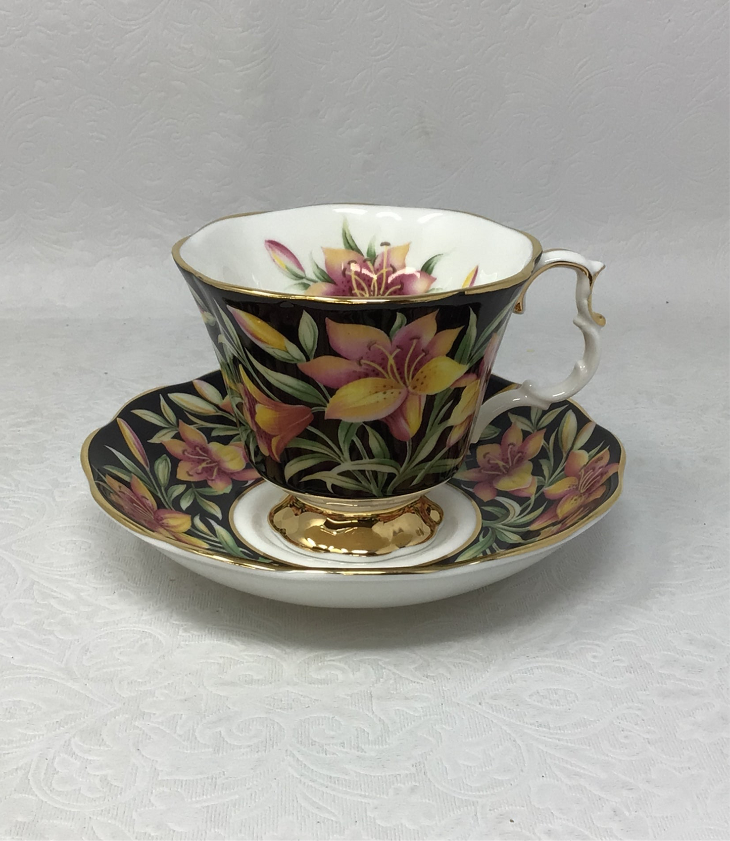 Pink Floral Royal Albert Tea Cup and Saucer