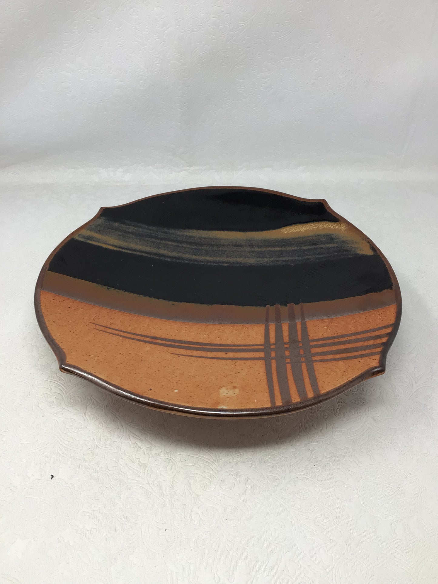Better Homes and Gardens "Bazaar Brown" Plate
