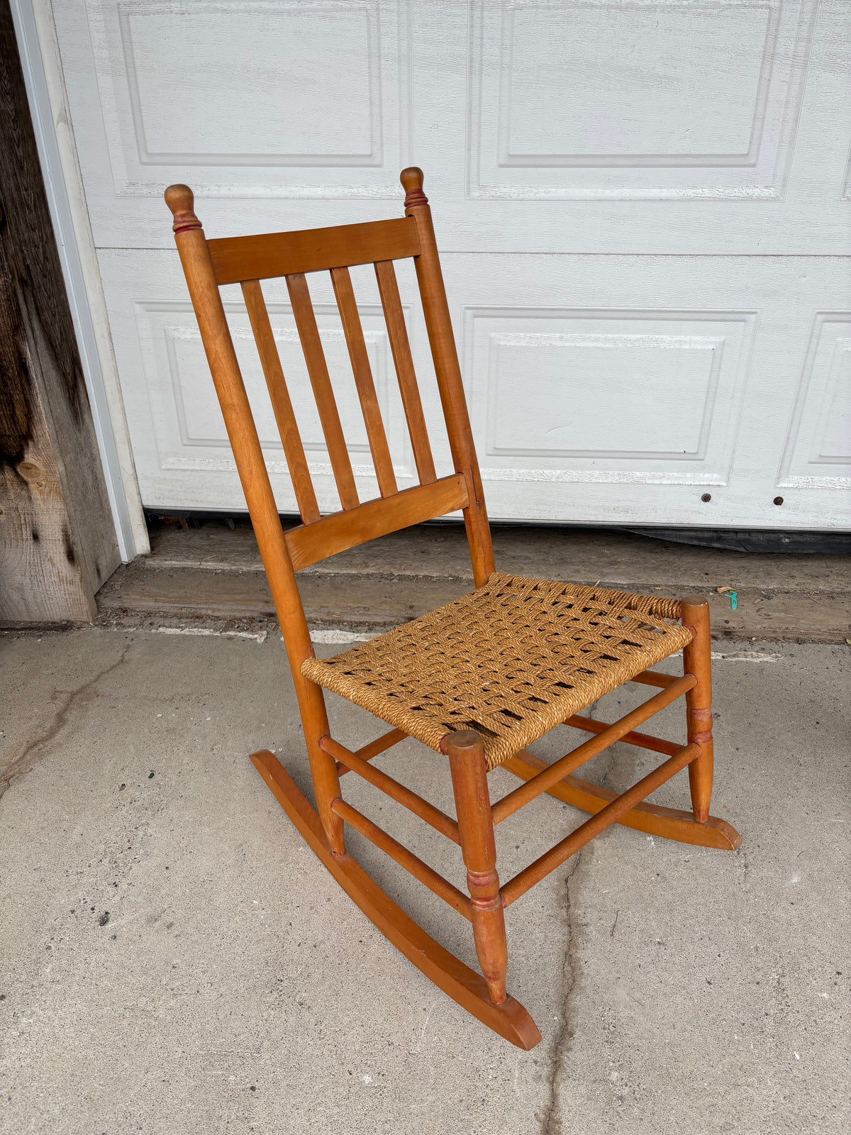 Vintage Wooden Rocking Chair