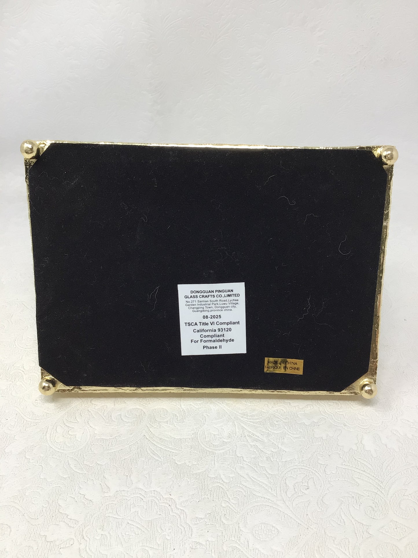 Mirror Designed with Gold Plated Tree