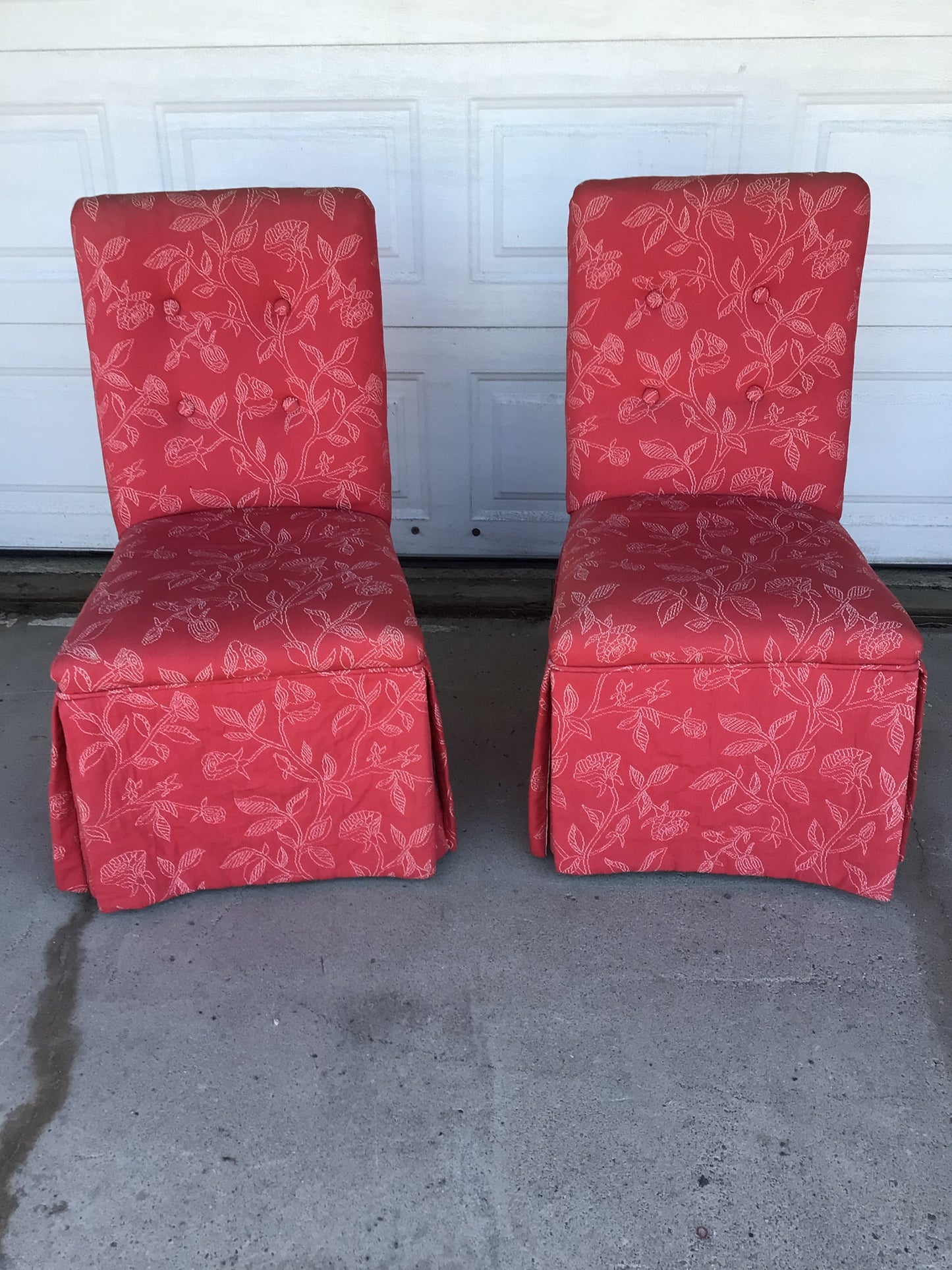 Red Slipcover Chair