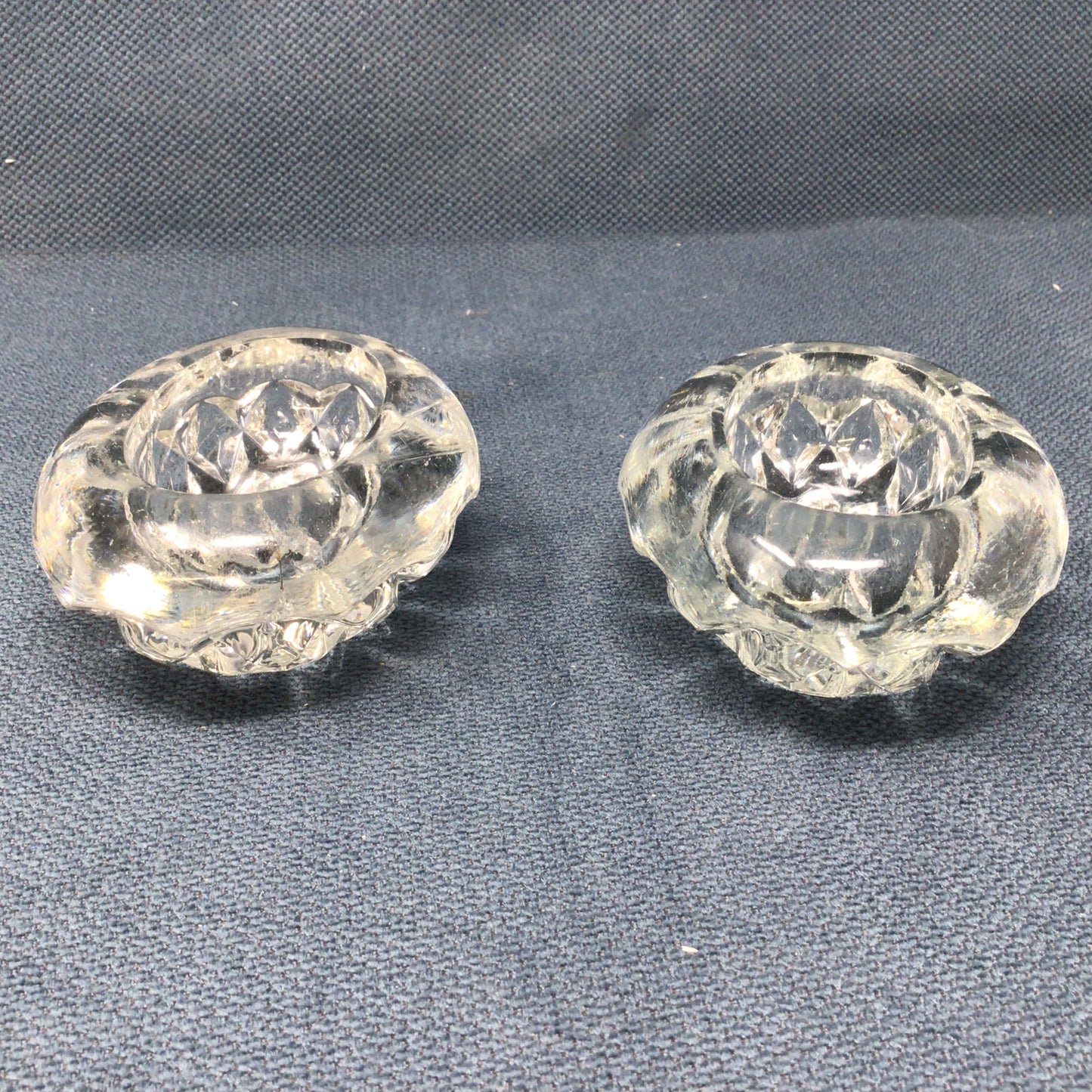 Vintage Glass Salt Cellar