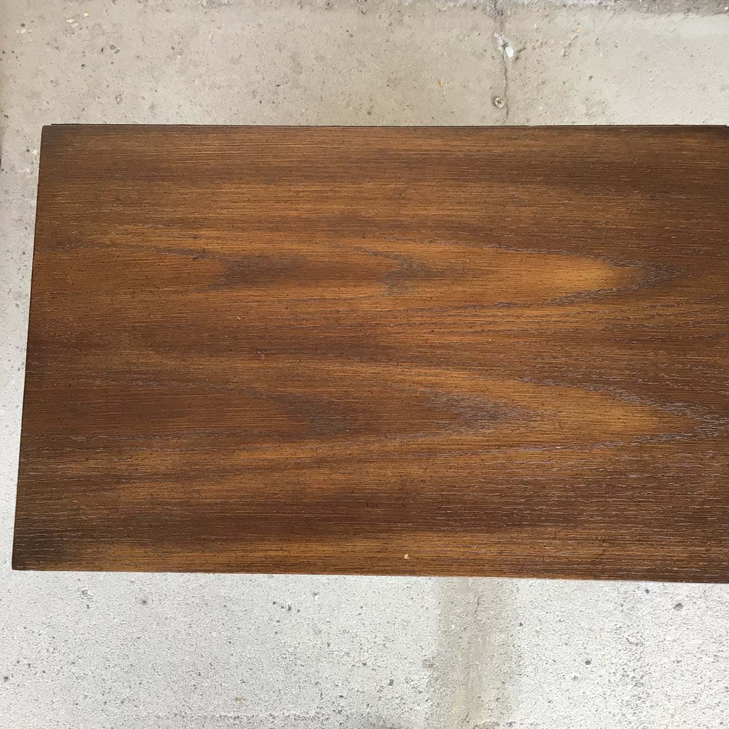 Modern Dark Wood Coloured Night Table
