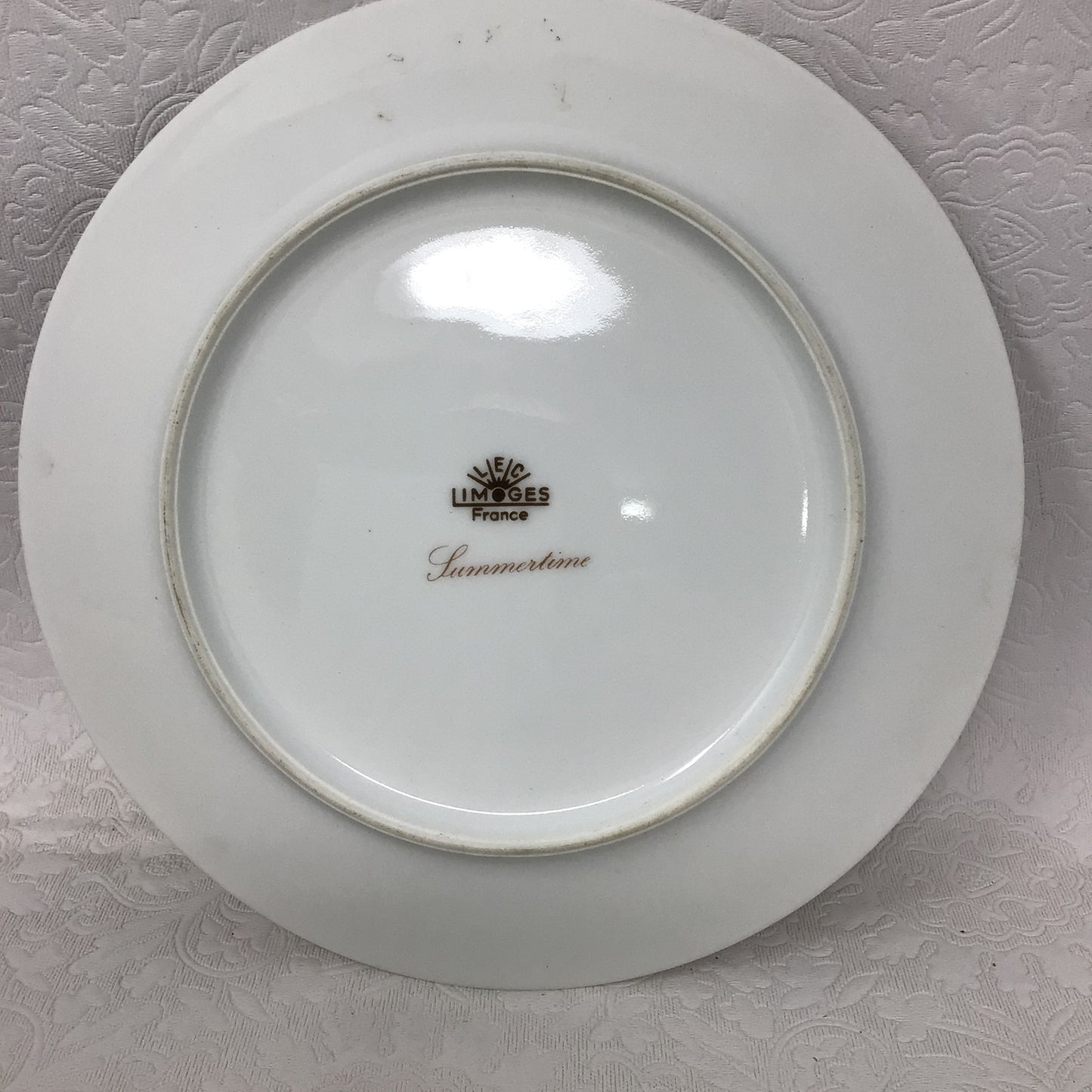 Vintage Limoges Porcelain Plate