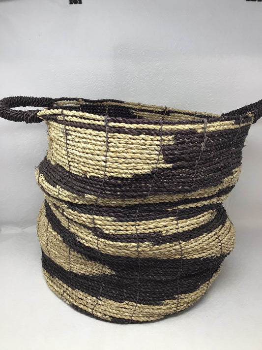 Black and Beige Basket