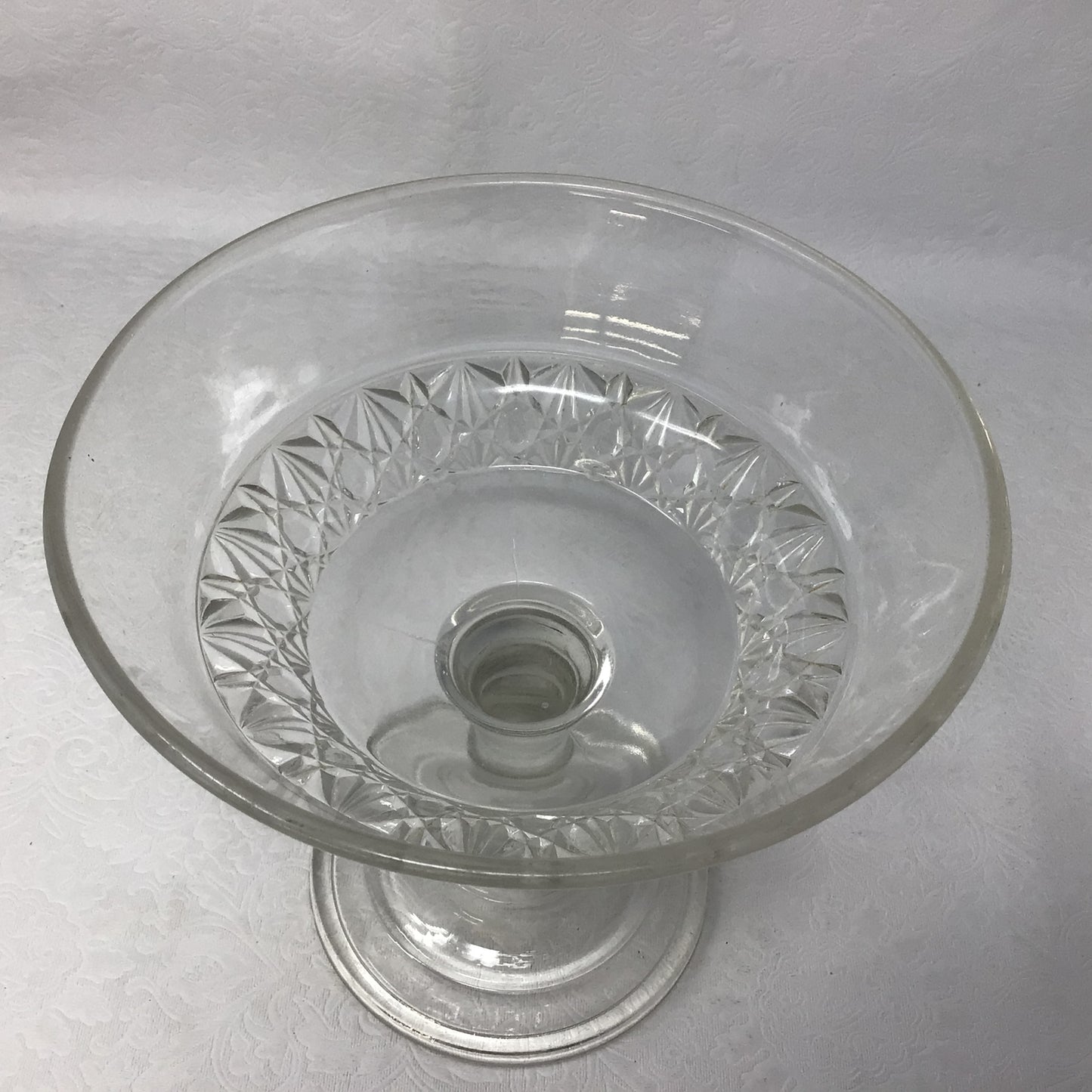 Vintage Glass Pedestal Trifle