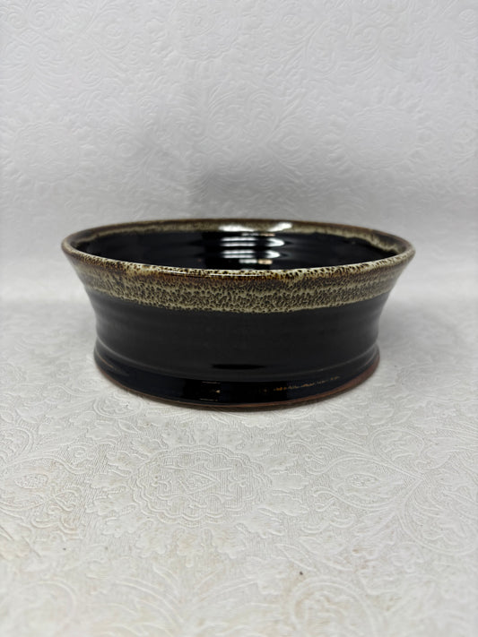 Glazed Speckled Pottery Bowl