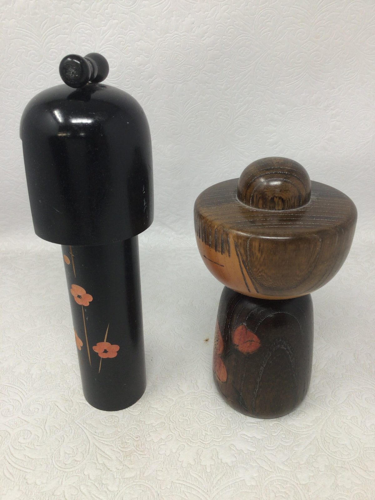 Set Of 2 Vintage Kokeshi Dolls