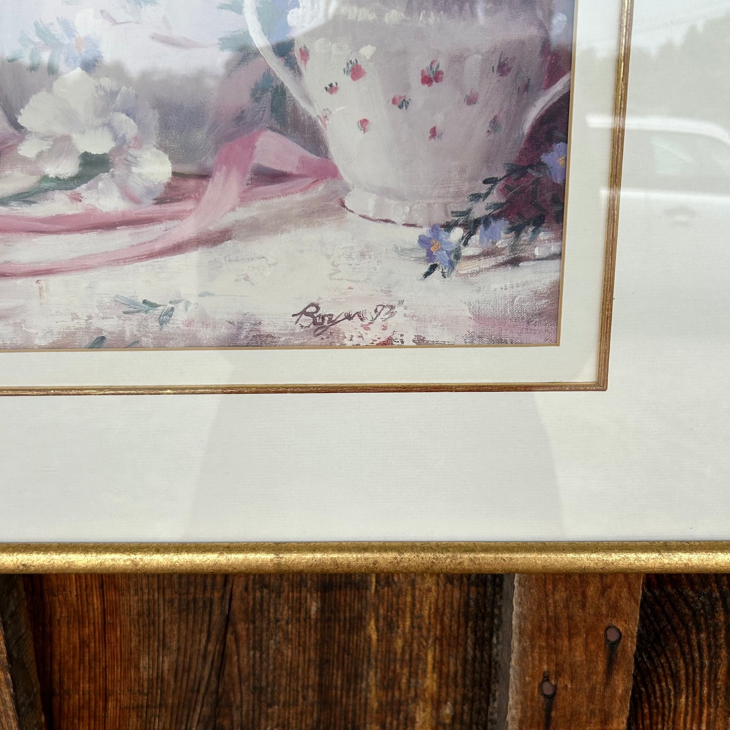 Framed and Matted Print - “Tea Party” by Richard Boyer