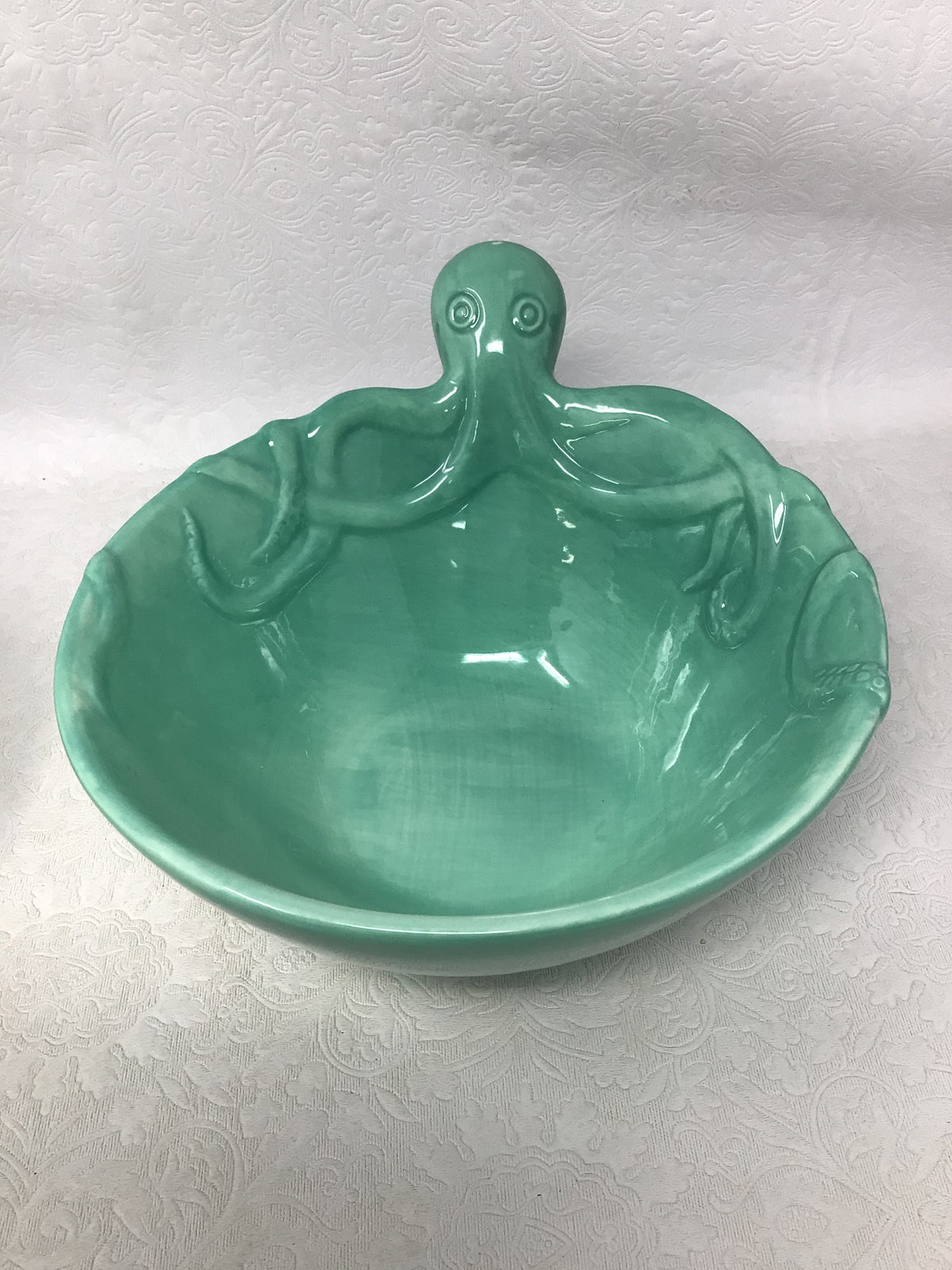 Pair of Port Philip Shoreline Octopus Stoneware Bowls