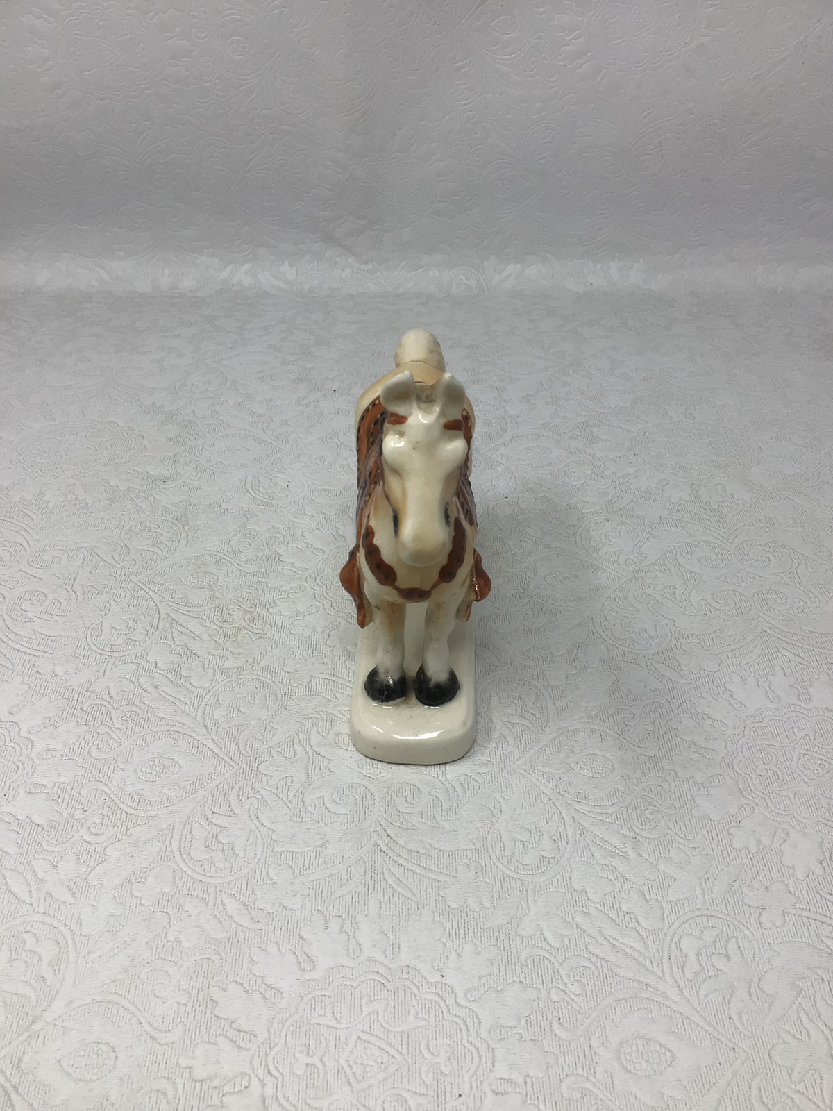Vintage 1950s Porcelain Horse Figurine