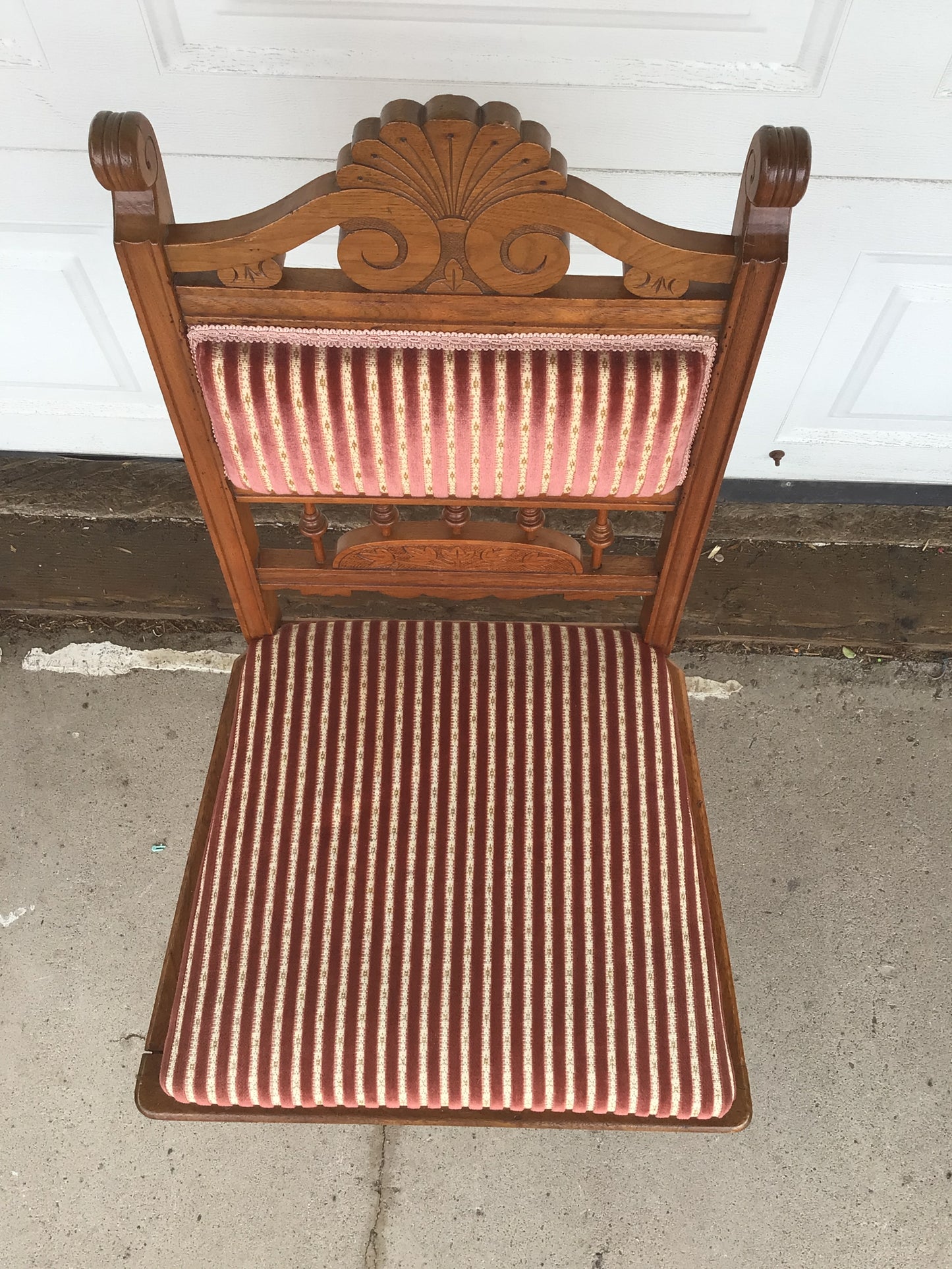 Antique Wooden Side Chair