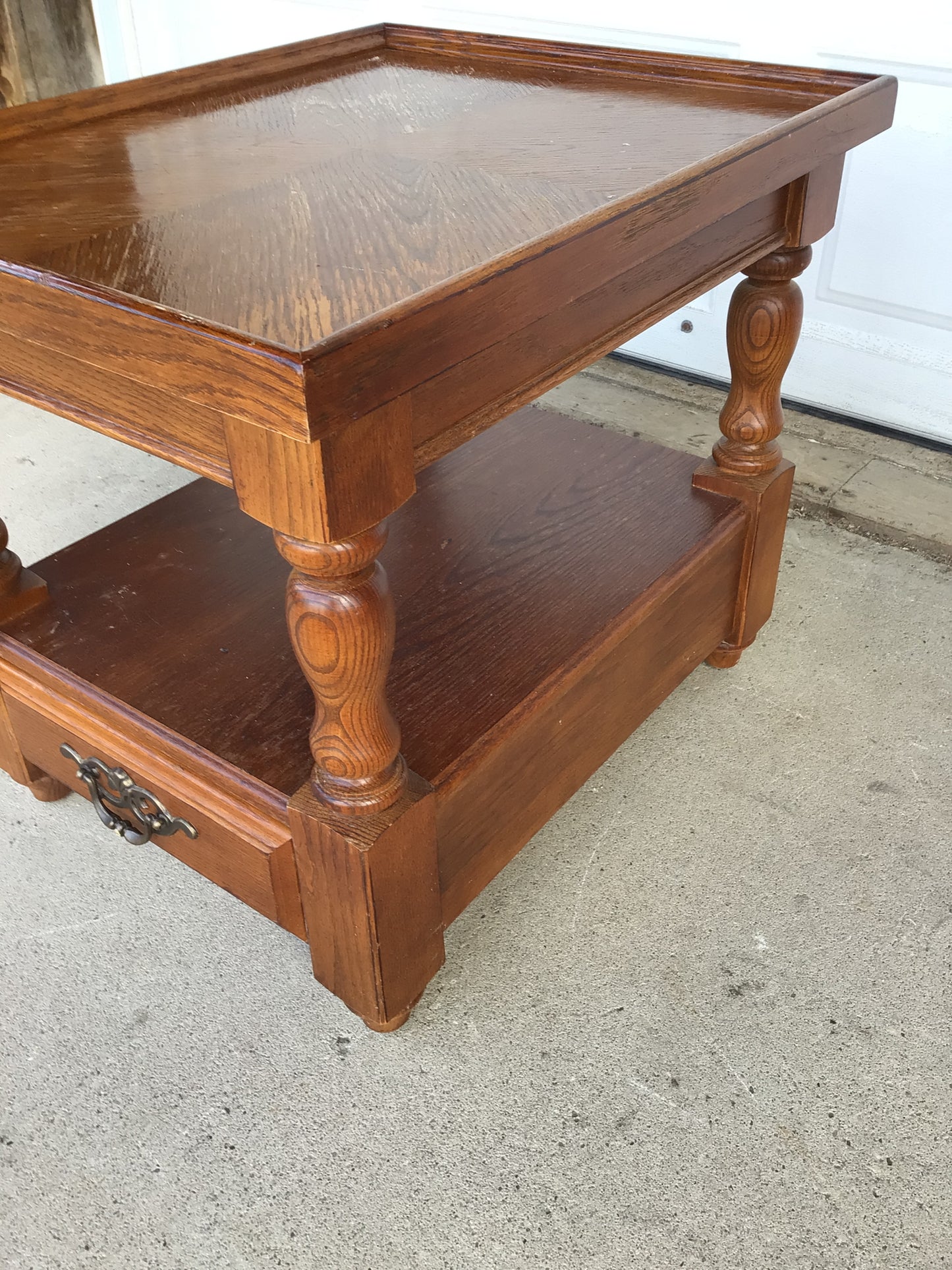 Rustic End Table