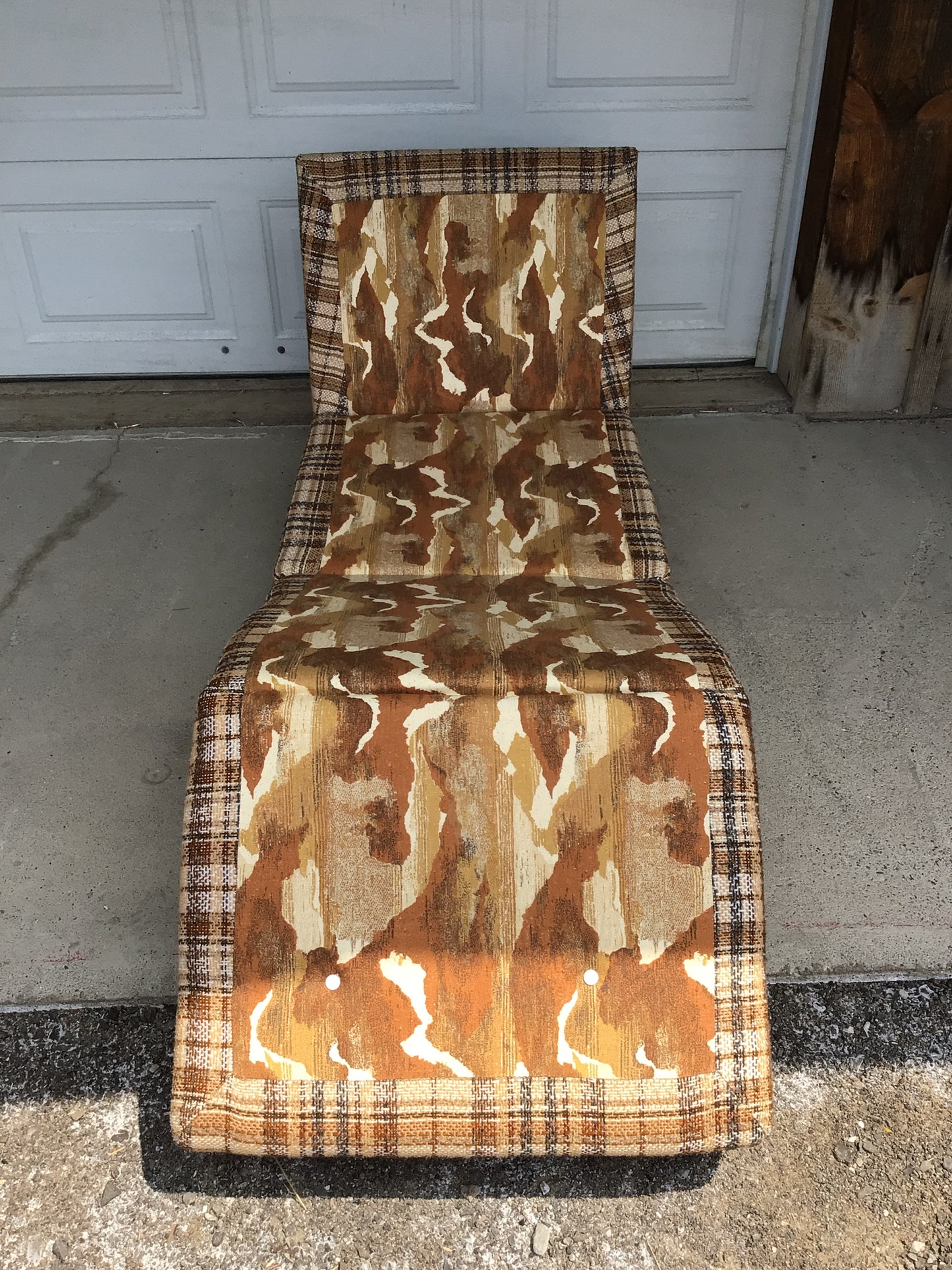 Plaid Lounge Chair
