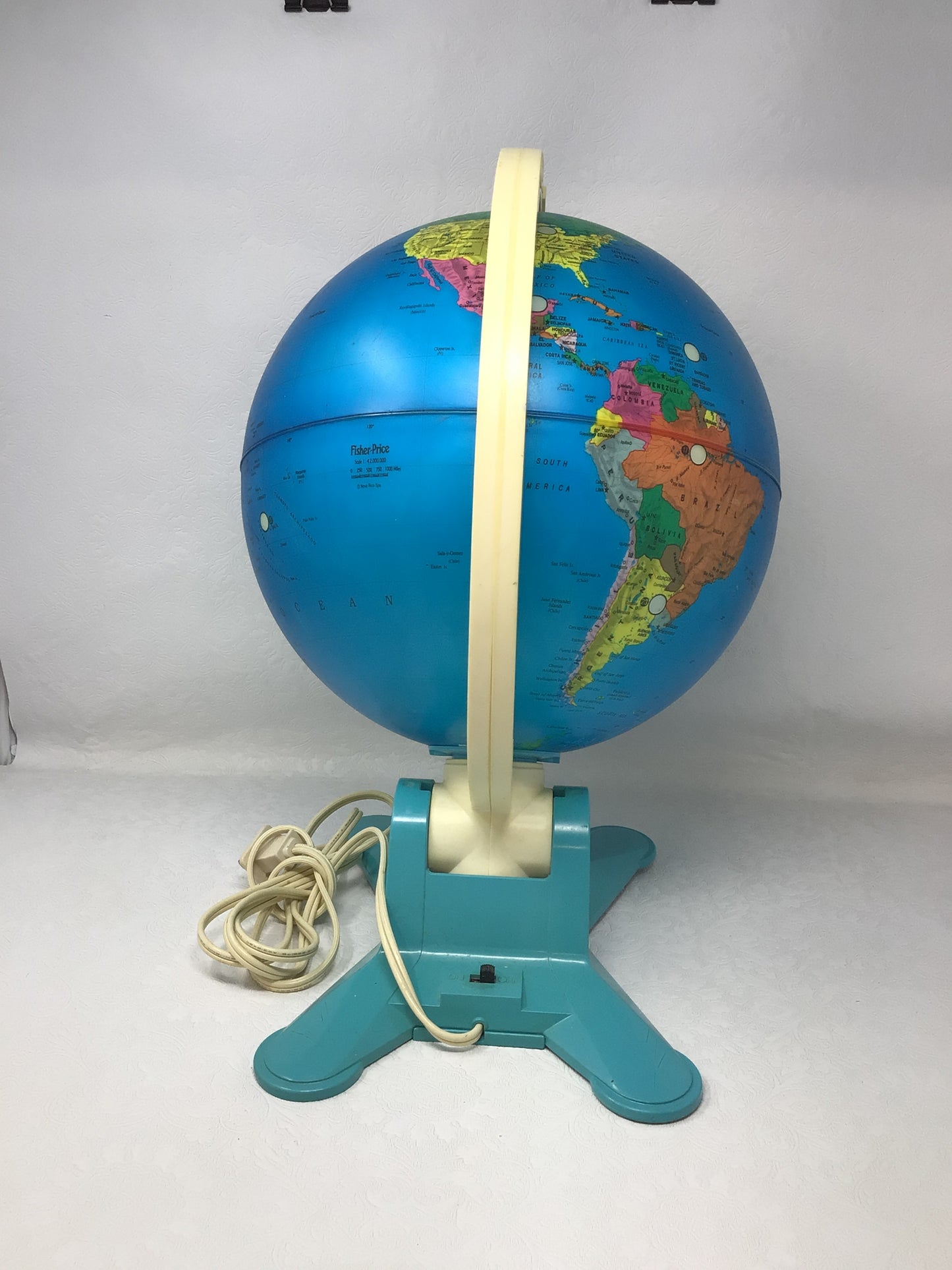 1988 Fisher-Price Discovery Light-Up Globe